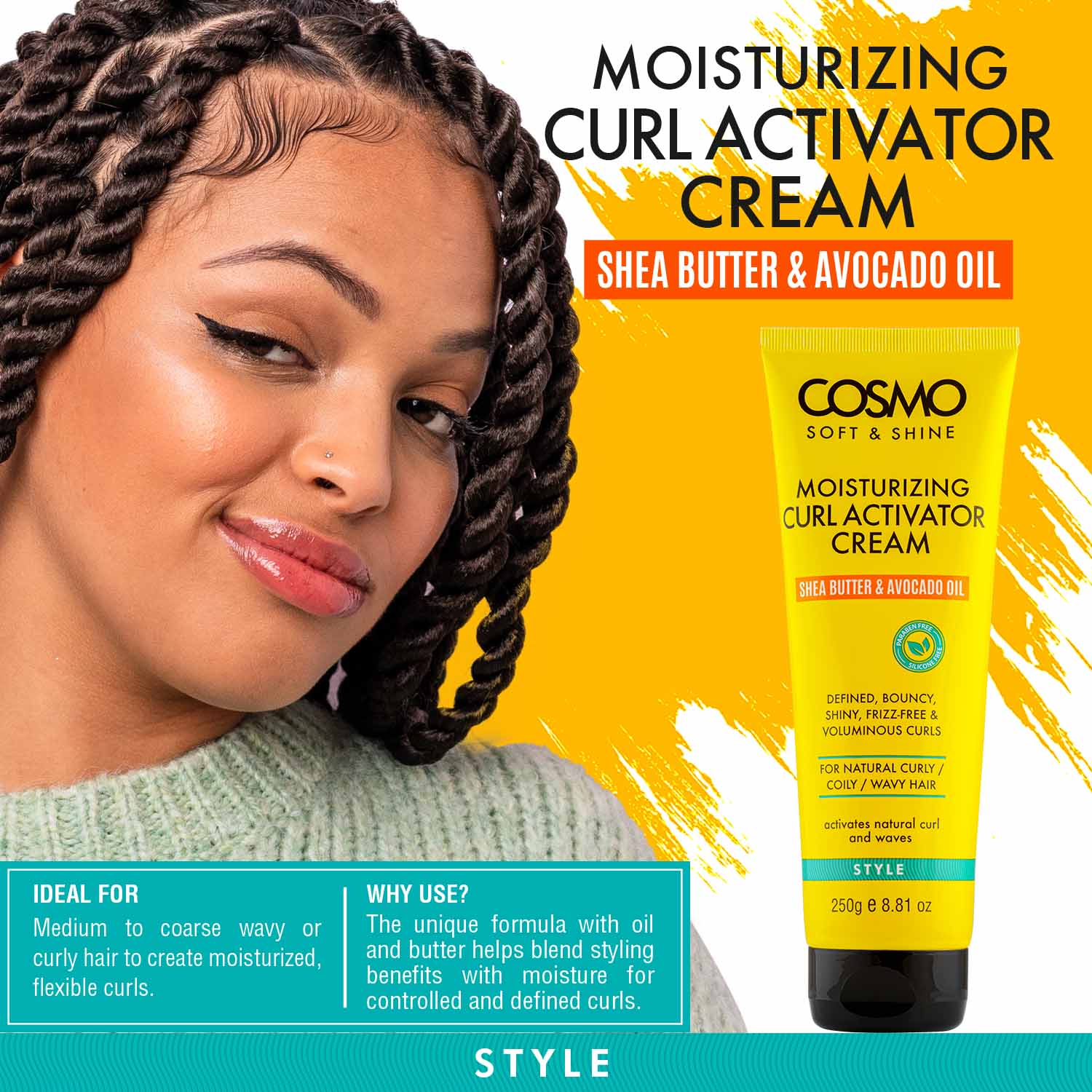 Soft & Shine Moisturizing Curl Activator Cream